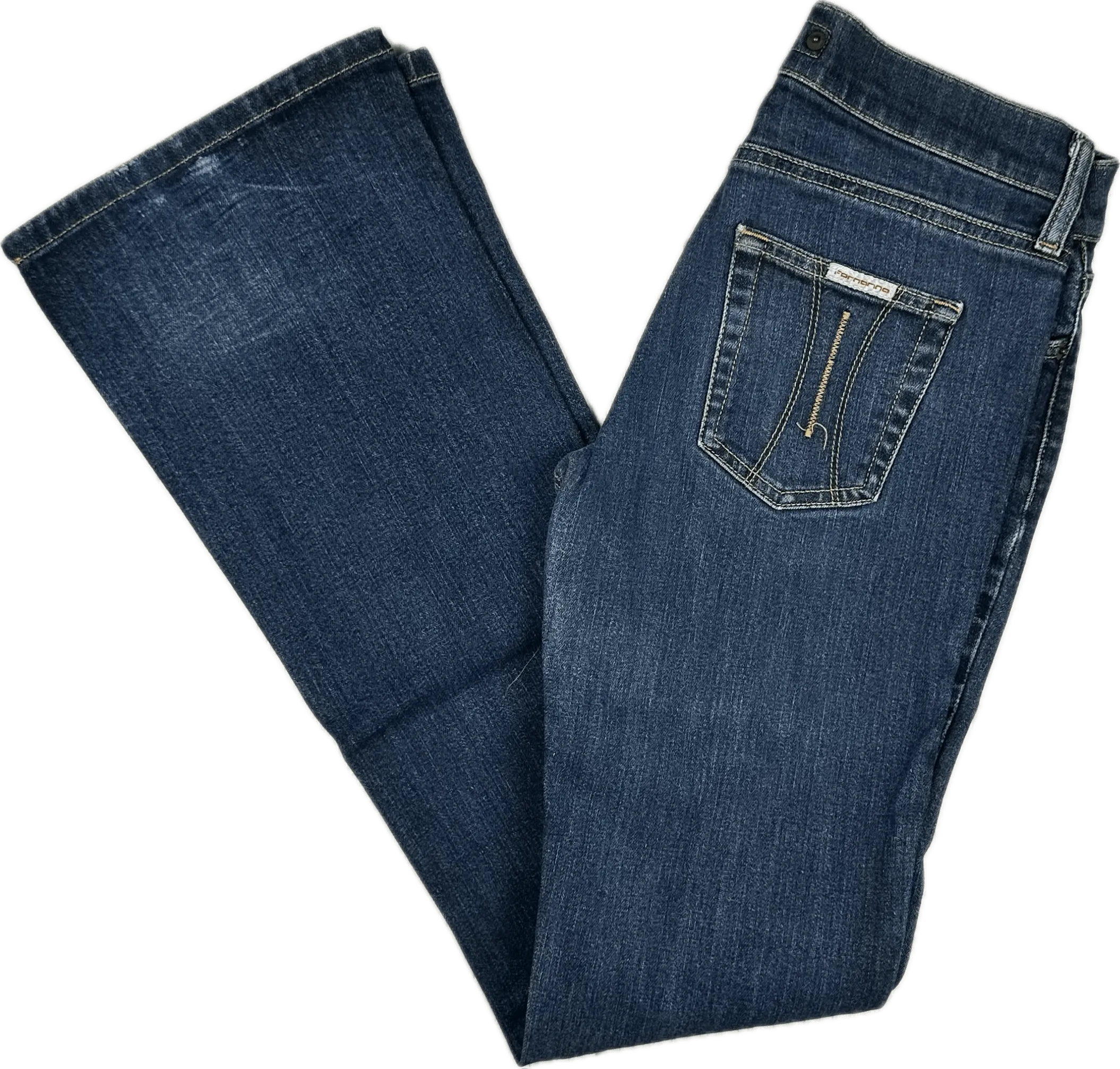 Fornarina Y2K Ladies Low Rise Bootcut Denim Jeans -Size 29