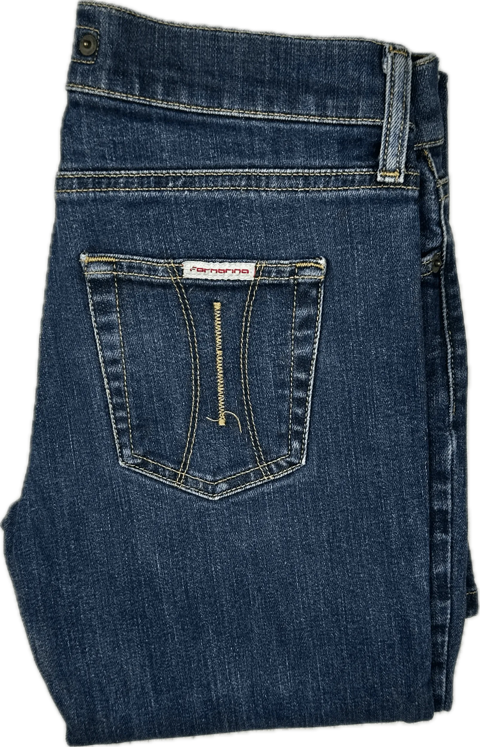 Fornarina Y2K Ladies Low Rise Bootcut Denim Jeans -Size 29