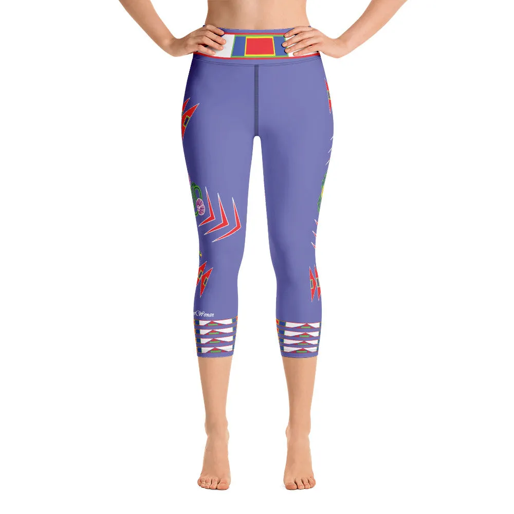 Gratitude Peri Yoga Capri Leggings