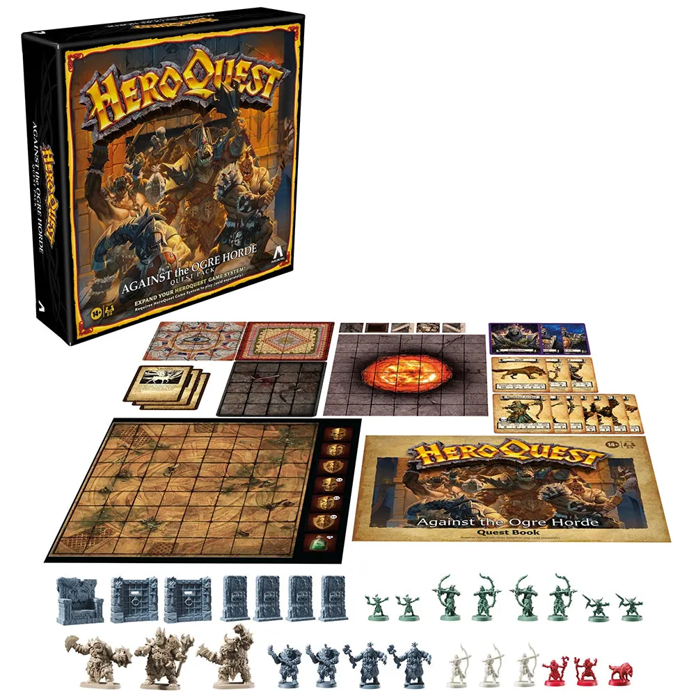 Hero Quest Against The Ogre Hoard Quest Pack