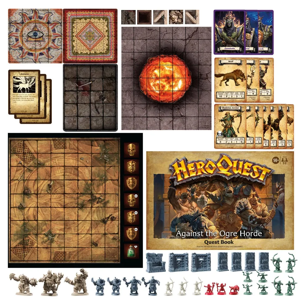 Hero Quest Against The Ogre Hoard Quest Pack