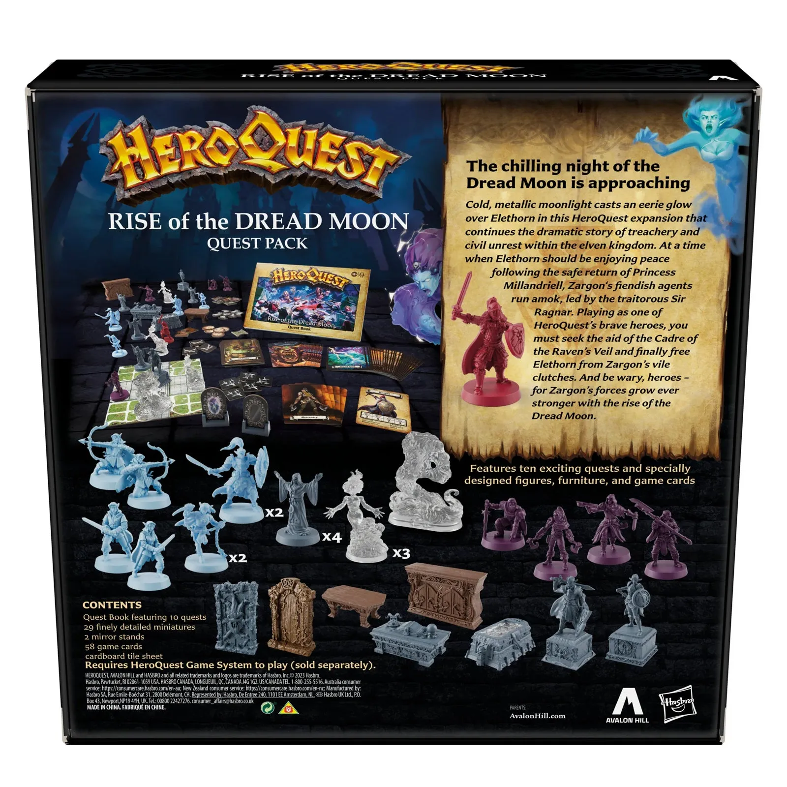 Hero Quest Rise Of The Dread Moon Quest Pack