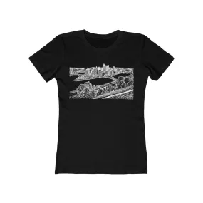 Pittsburgh Skyline - Women's The Boyfriend Tee