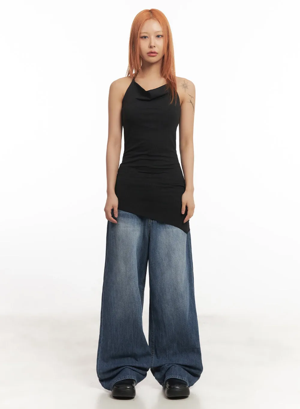 Sable Baggy Bootcut Jeans IA517