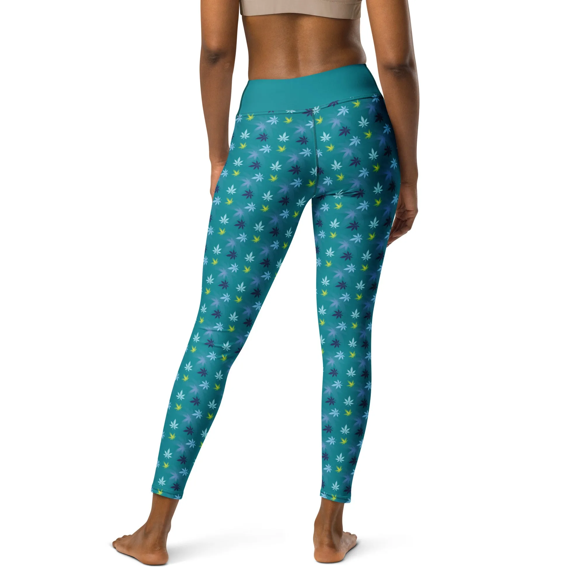 Teal Yoga Leggings