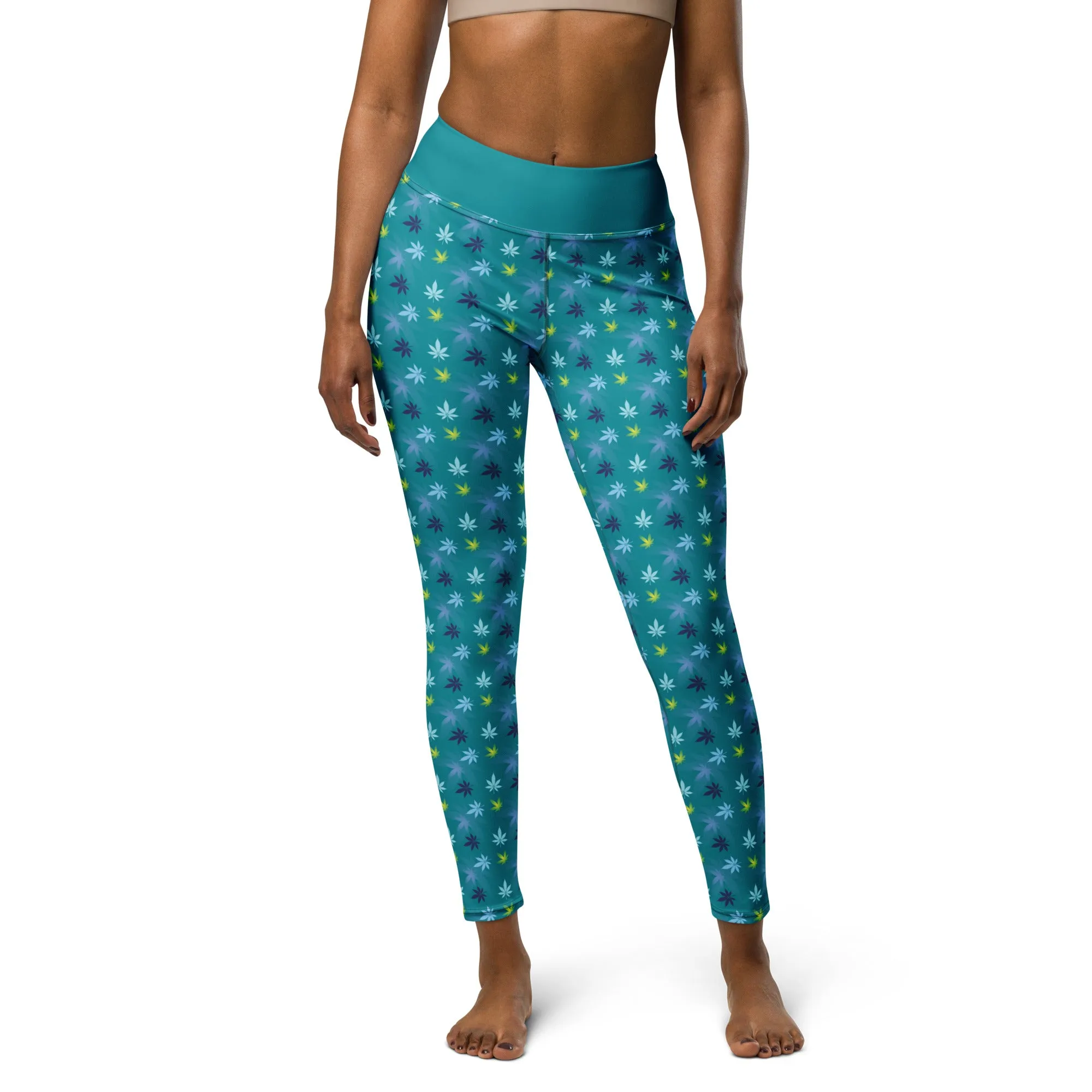 Teal Yoga Leggings
