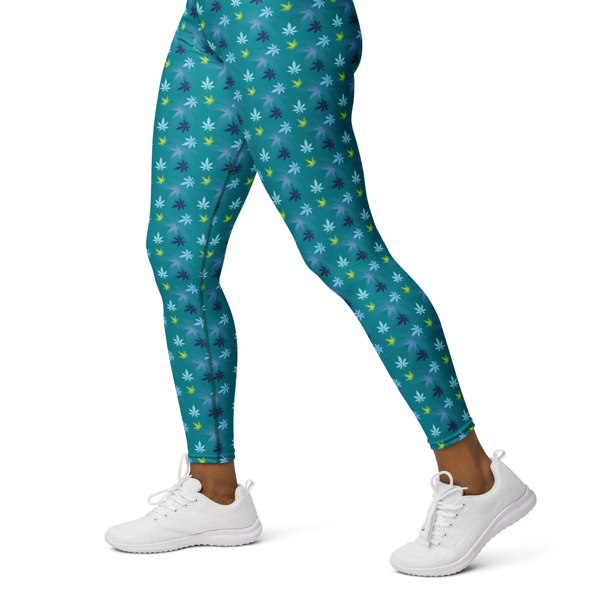 Teal Yoga Leggings