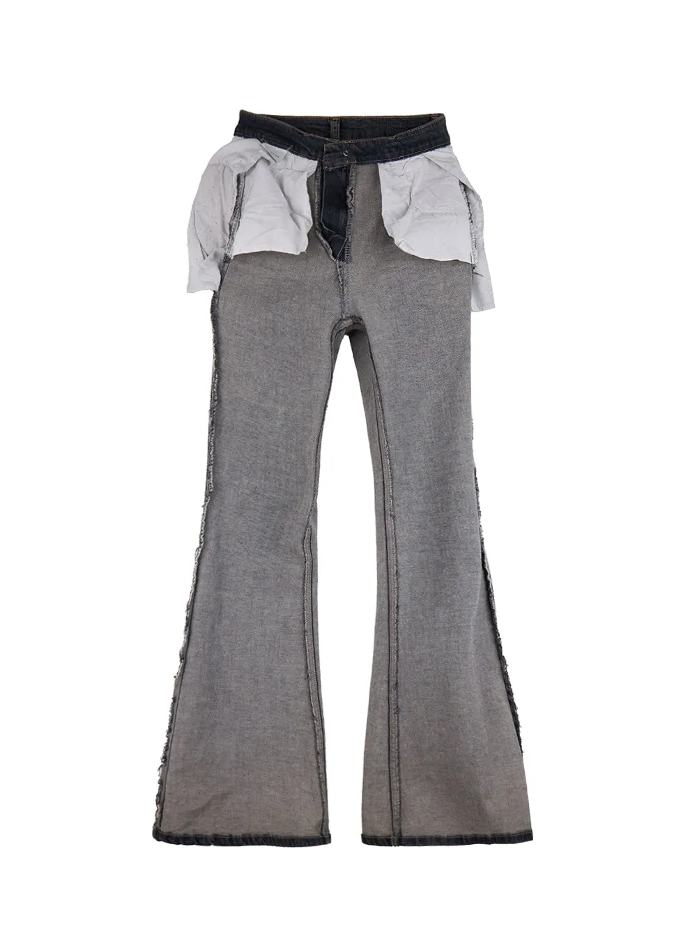 Zadie Slim Washed Denim Bootcut Jeans CG421